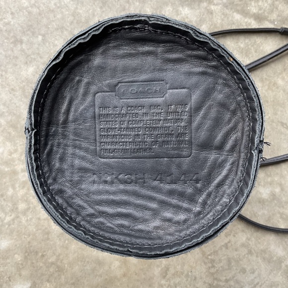 Vintage Coach Black Leather Littleton Shoulder Bag 4144 - Picture 15 of 15